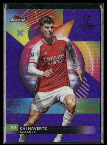 Kai Havertz 2023 Topps Finest Purple Wave /299