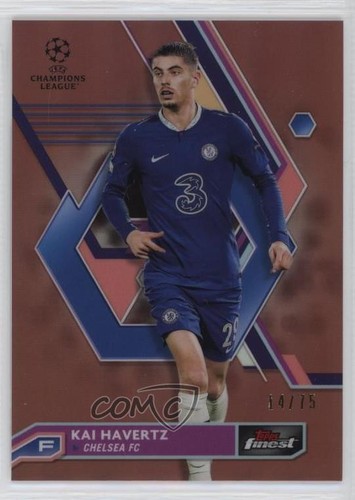 Kai Havertz 2022 Topps Finest Rose Gold Refractor /75