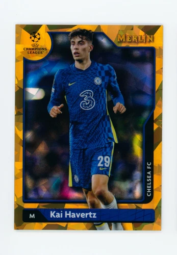 Kai Havertz 2021 Topps Merlin Chrome Gold Atomic Refractor /50