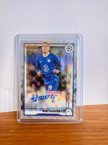 Kai Havertz 2022 Topps Merlin Chrome Wave Refractor /150