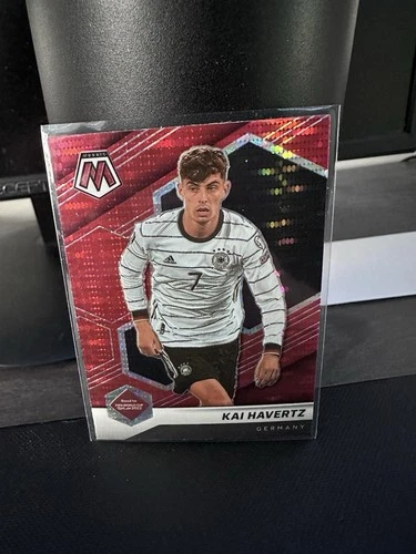 Kai Havertz 2021 Panini Mosaic FIFA Pulsar Red Prizm