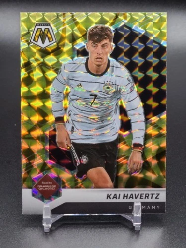 Kai Havertz 2021 Panini Mosaic Gold Reactive Prizm