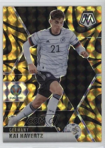 Kai Havertz 2021 Panini Mosaic Reactive Gold Prizm