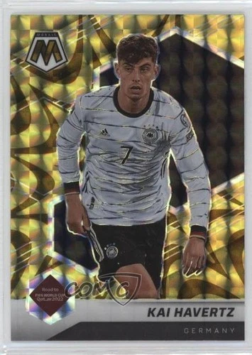 Kai Havertz 2021 Panini Mosaic Reactive Gold Prizm