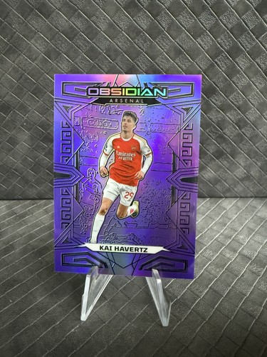 Kai Havertz 2023 Panini Obsidian Purple Flood /25
