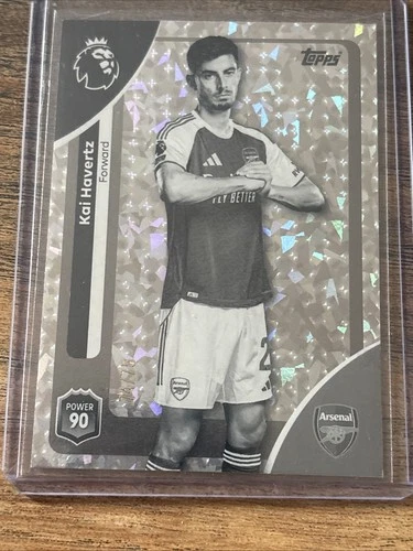 Kai Havertz 2026 Topps Premier League Black and White Sparkle /75