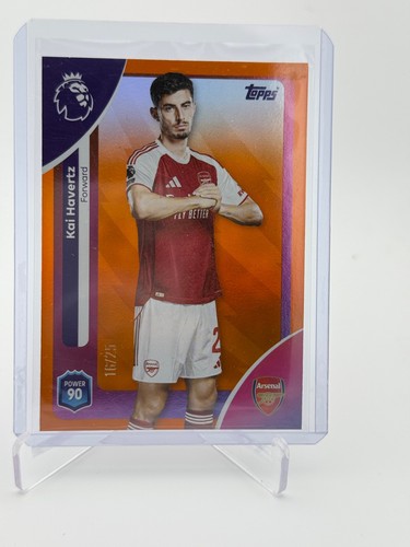 Kai Havertz 2025 Topps Premier League Orange Rainbow /25