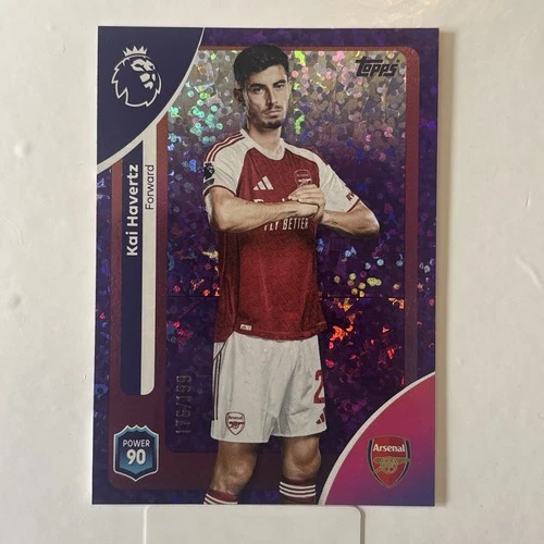 Kai Havertz 2025 Topps Premier League Purple Sparkle /199