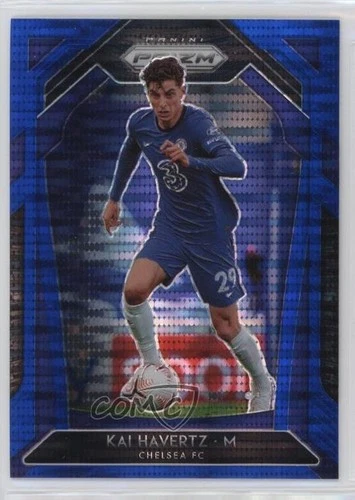 Kai Havertz 2020 Panini Prizm Premier League Blue Pulsar