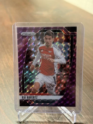 Kai Havertz 2024 Panini Prizm Premier League Purple Mosaic Prizm /249