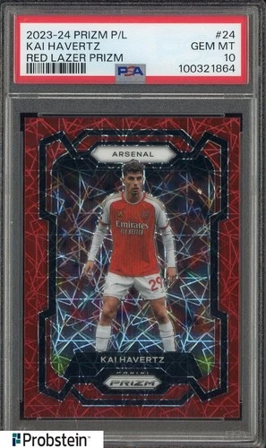 Kai Havertz 2023 Panini Prizm Red Lazer /49