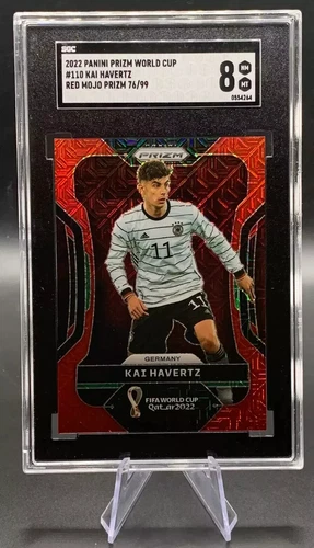 Kai Havertz 2022 Panini Prizm World Cup Red Mojo Prizm /99