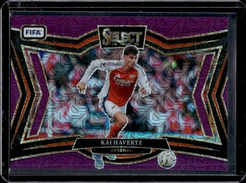 Kai Havertz 2024 Panini Select Field Purple Mojo