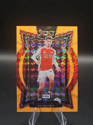 Kai Havertz 2024 Panini Select FIFA Fluorescent Orange Prizm