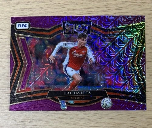 Kai Havertz 2024 Panini Select FIFA Purple Mojo Prizm