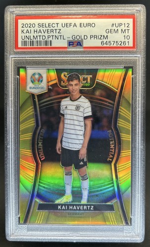 Kai Havertz 2021 Panini Select Gold Prizm /10
