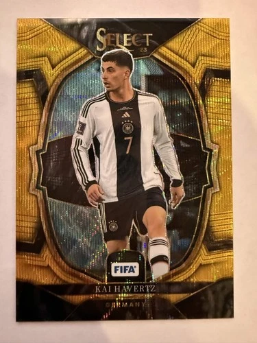 Kai Havertz 2022 Panini Select Gold Prizm /10