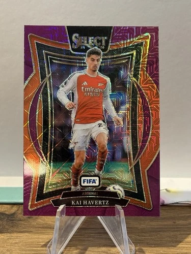 Kai Havertz 2024 Panini Select Purple Mojo Prizm