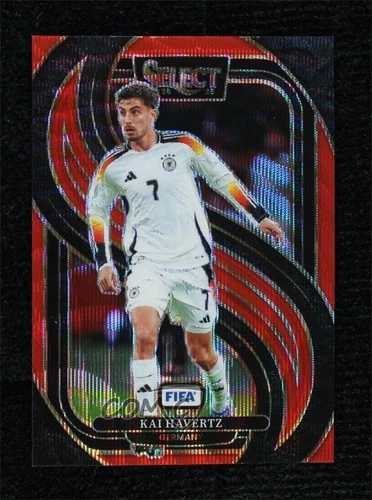 Kai Havertz 2024 Panini Select Red Wave Prizm 4/59