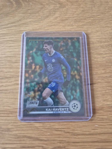 Kai Havertz 2022 Topps Stadium Club Chrome Green/Yellow /125