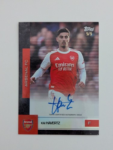 Kai Havertz 2025 Topps Team Set Arsenal FC 5/5