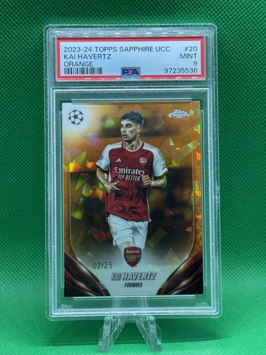Kai Havertz 2023 Topps Chrome UEFA Club Orange Refractor /25