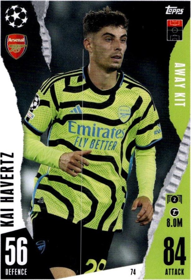 Kai Havertz 2023 Topps Match Attax UEFA Club Competitions Extra