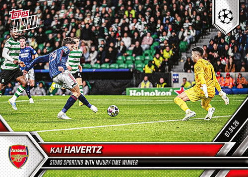 Kai Havertz 2025 Topps NOW UCL