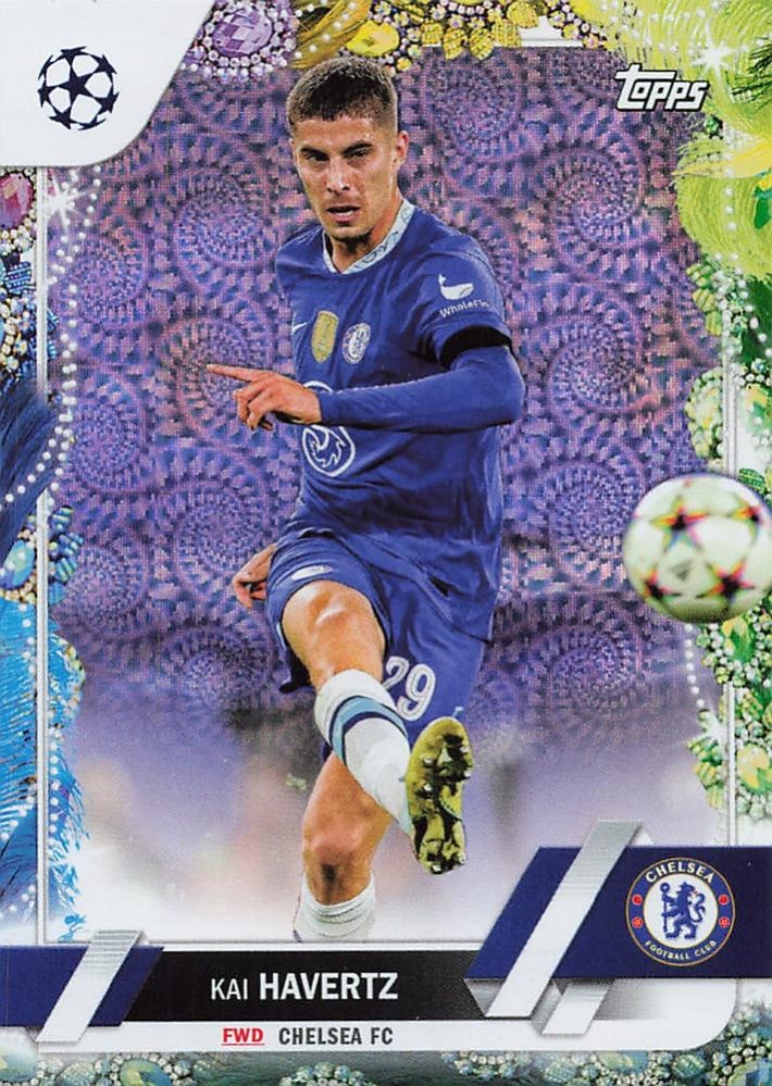 Kai Havertz 2022 Topps UEFA Club Competitions Carnaval Edition