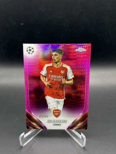 Kai Havertz 2023 Topps UCC Chrome Magenta Prism /99