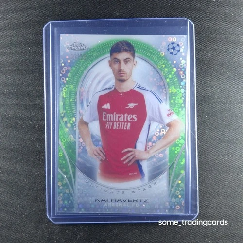 Kai Havertz 2024 Topps UCC Ultimate Stage Chrome Green /99