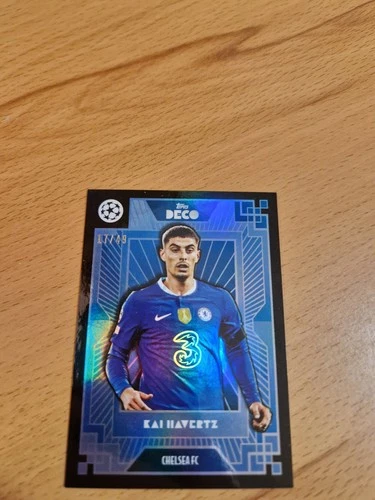 Kai Havertz 2022 Topps UEFA Champions League Deco Blue /49