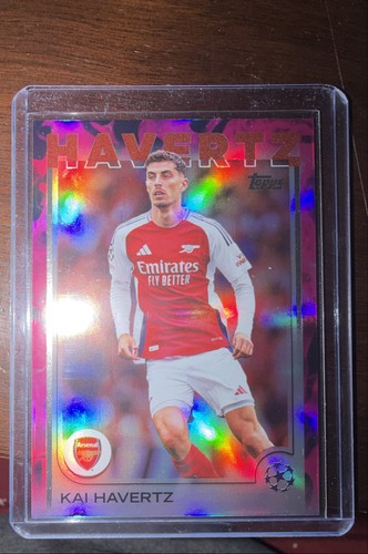 Kai Havertz 2024 Topps UEFA Club Competitions Pink Inferno /75