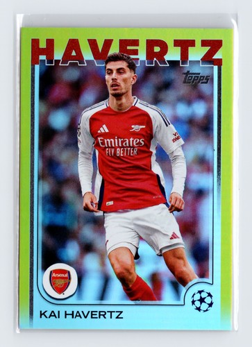 Kai Havertz 2024 Topps UEFA Club Competitions Yellow Foil /175