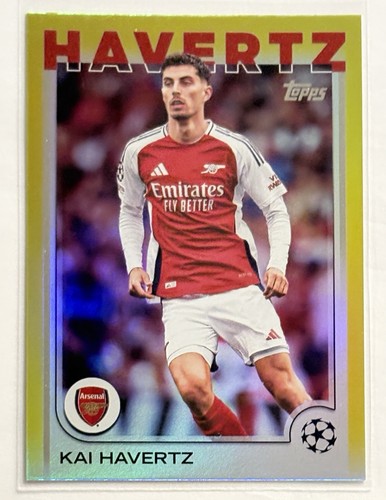 Kai Havertz 2024 Topps UEFA Club Competitions Yellow Foilboard /175