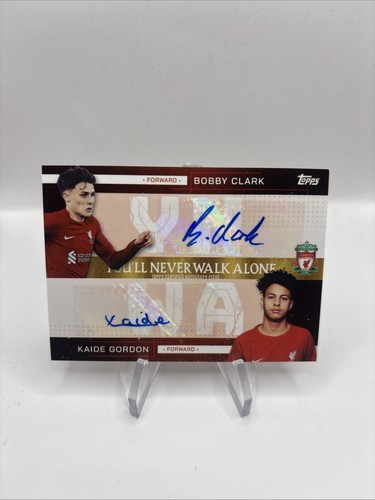 Kaide Gordon / Bobby Clark 2023 Topps Liverpool Team Set /99