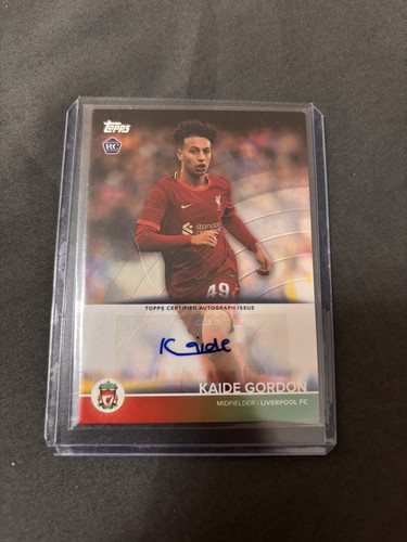 Kaide Gordon 2022 Topps Liverpool FC
