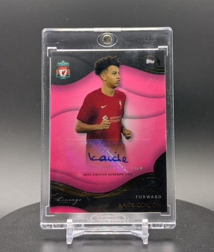 Kaide Gordon 2022 Topps Liverpool FC Lineage /80