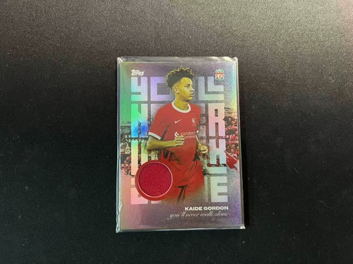 Kaide Gordon 2024 Topps Liverpool FC Team Set