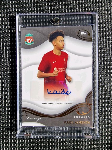 Kaide Gordon 2023 Topps Liverpool Lineage