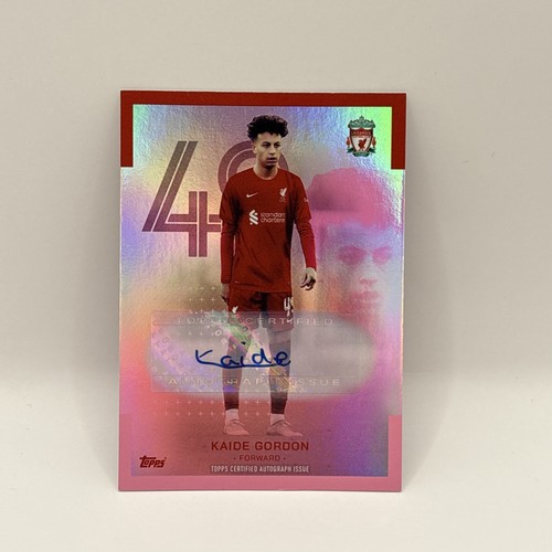 Kaide Gordon 2022 Topps Liverpool Team Set /99
