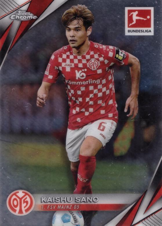 Kaishu Sano 2024 Topps Chrome Bundesliga
