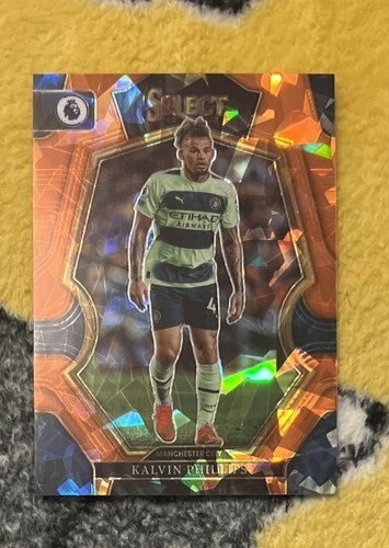 Kalvin Phillips 2022 Panini Select Orange Cracked Ice /25