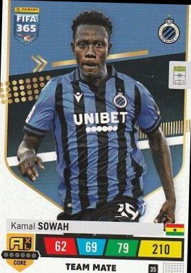 Kamal Sowah 2023 Panini Adrenalyn XL FIFA 365