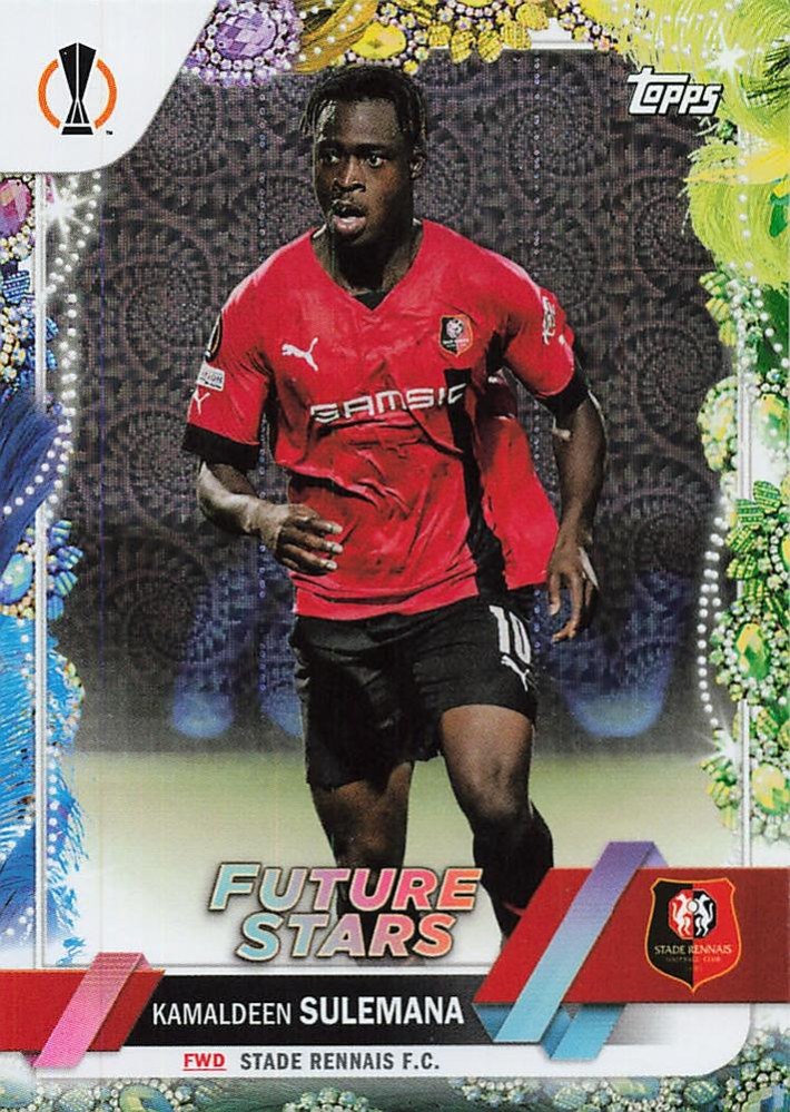 Kamaldeen Sulemana 2022 Topps UEFA Club Competitions Carnaval Edition