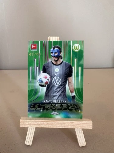 Kamil Grabara 2025 Topps Chrome Bundesliga Ultrabeam Green /99
