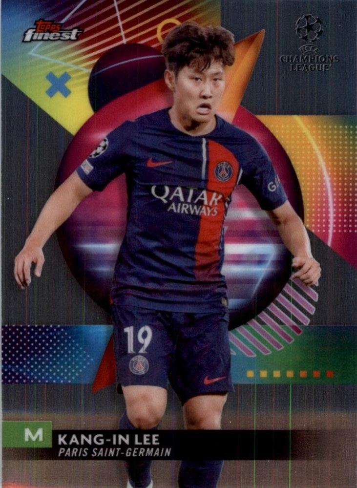 Kang in Lee 2023 Topps Finest UEFA Club Competitions