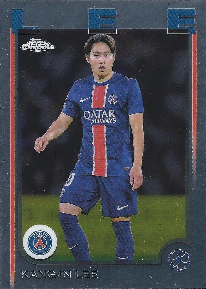 Kang in Lee 2024 Topps Chrome UEFA Club Competitions