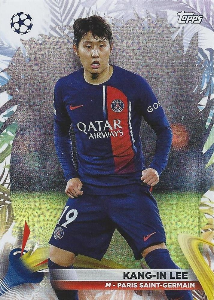 Kang in Lee 2023 Topps UEFA Club Competitions Carnaval Edition