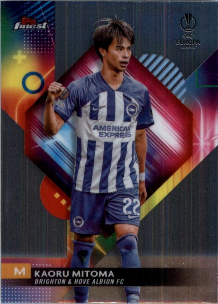 Kaoru Mitoma 2023 Topps Finest UEFA Club Competitions
